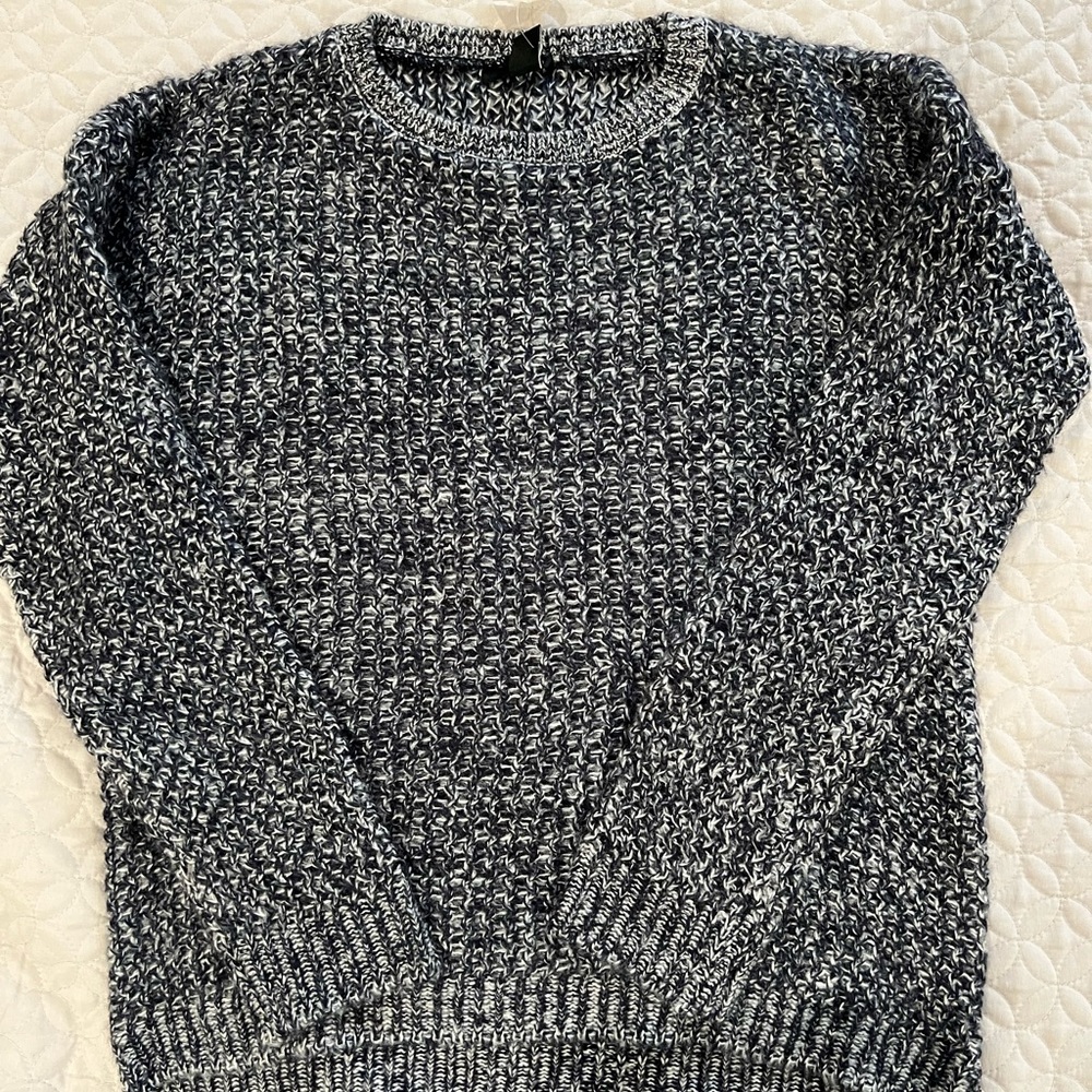 Black knitted sweater